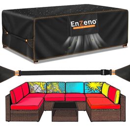 Водонепроникний чохол для садово-патіо меблів Enzeno, 280x220x90 см, оксфордська тканина, захист від зими