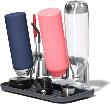 Підставка для посуду OXO Good Grips з алюмінію, складна (для пляшок з водою)