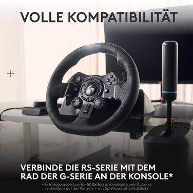 Logitech G29 Driving Force Racing Wheel – Ігровий кермо з Force Feedback для PS5, PS4, PC, Mac – Чорний