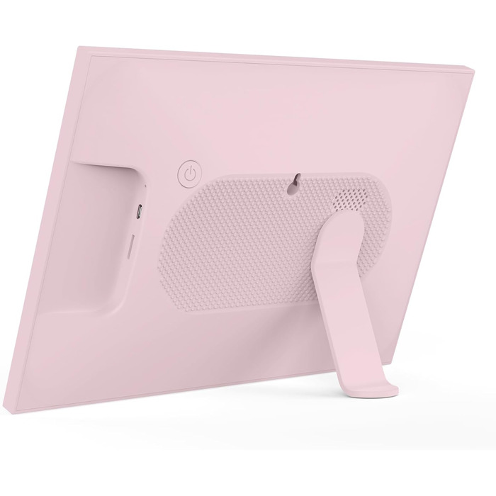 Цифровий фоторамка Cytem 10.1 дюйма з Wi-Fi, 32GB, сенсор руху, автоматичне поворотом, IPS 16:10 дисплей, сенсорний екран (рожевий)