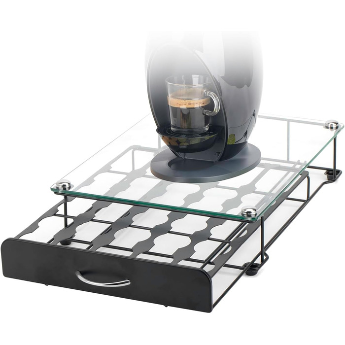 Тримач для капсул Dolce Gusto: органайзер для 35 капсул з міцного скла, ящик-організатор