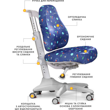 Крісло Mealux Match F gray base (арт.Y-528 F)