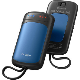 Електричний грівець для рук OCOOPA UT5 DuoHeat (синій): миттєве нагрівання, 8 годин роботи, для кемпінгу, полювання, подорожей, подарунок для чоловіків