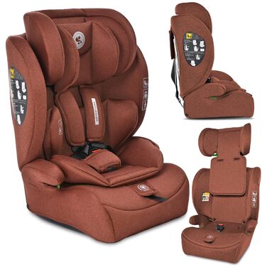 Автокрісло Lorelli Adventure i-Size 9-36кг, 76-150см, з регульованою підголівником, 5-точкова система безпеки, (ginger)