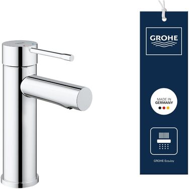 Змішувач для ванної кімнати Grohe Essence, хромований, водозберігаючий, 17 см, проста установка