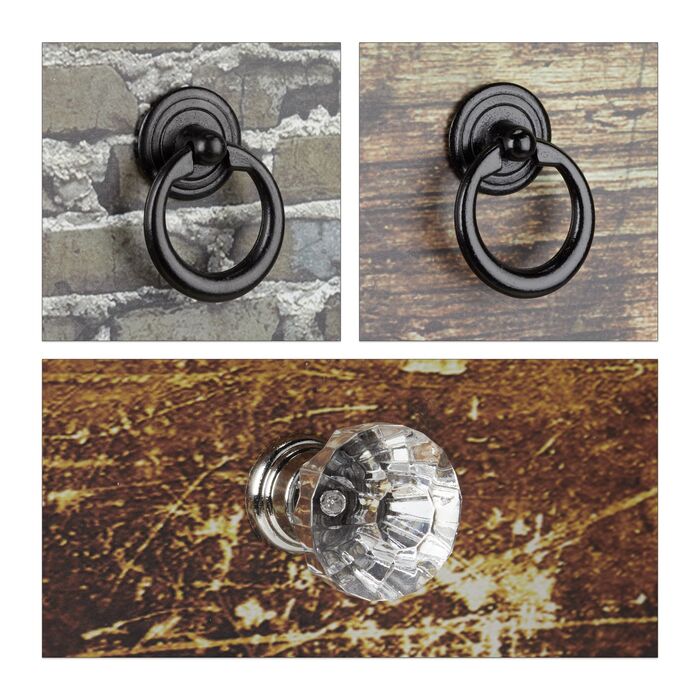 Вінтажна комод Relaxdays з 3 висувними ящиками