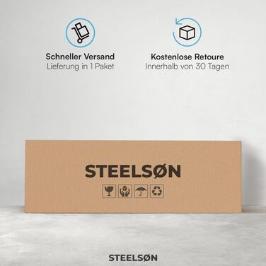 Сарай садовий металевий STEELSØN Talonix 184x85x149 см, антрацит – для інструментів, з односхилим дахом, оцинкований каркас