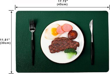 Набір серветок на стіл, 6 шт, чорного кольору, термостійкі, миючі, для кухні та обіднього столу, декор