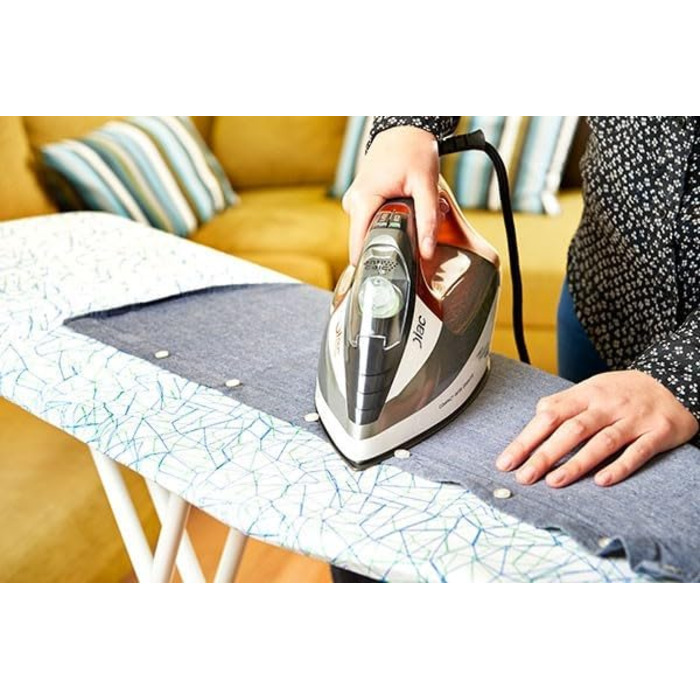 Праска з пароутворенням Solac CVG9511 - праска з керамічним покриттям, 2800 Вт, чорний, помаранчевий, білий