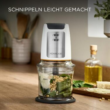 Блендер Kenwood Easy Chop CHP61.100WH – міні-подрібнювач, електричний, білий, 500 Вт, 0,5 л