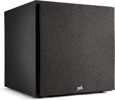 Активний сабвуфер Polk Audio Monitor XT12, 12-дюймовий сабвуфер, підсилювач класу AB 100 Вт, чорний