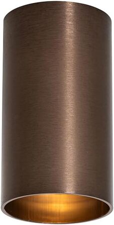 Світлодіодна лампа QAZQA Moderner Spot - світильник на стелю, настінний, для вітальні та спальні, бронзовий, GU10