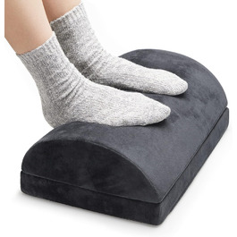 Підставка для ніг під стіл Sky Solutions – Memory Foam, ергономічна, регульована, для дому та офісу