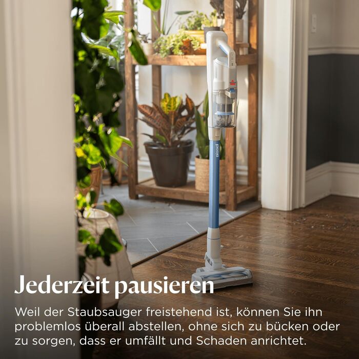 Акумуляторний пилосос Bissell PowerClean FurGuard для шерсті тварин з HEPA-фільтром, 2500 mAh, 50 хв роботи