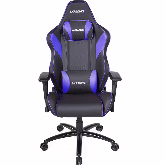 Ігрове крісло AKRacing Core LX Plus, PU шкіра, чорне/індиго, 5 років гарантії