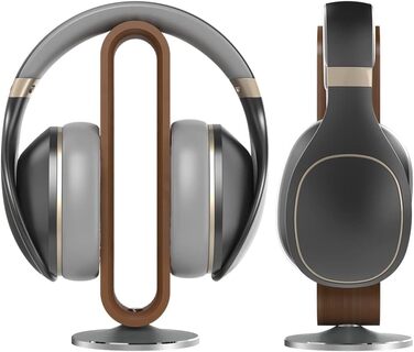 Підставка для навушників EHOTER з дерева, U-подібний дизайн, універсальна, для всіх розмірів навушників