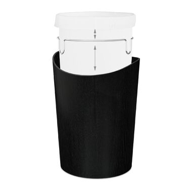 Кошик для сміття Relaxdays з імітацією дерева, 9 л