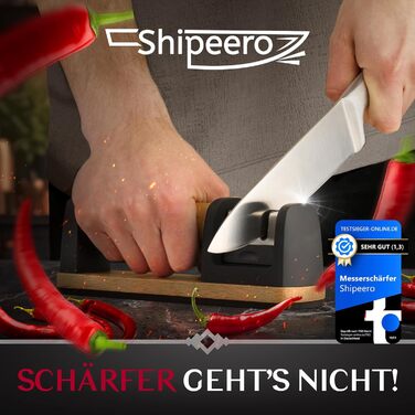 Точилка для ножів Shipeero – переможець тесту, професійна, з екологічного буку