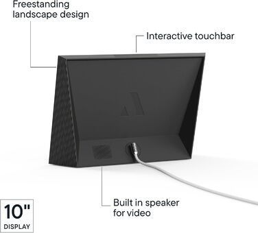 Розумний цифровий фотоальбом Aura Carver 10.1 дюйми HD Wi-Fi Cloud, безлімітний хмарний сховище, відправка фото з будь-якого місця - Gravel 10' - Чорний