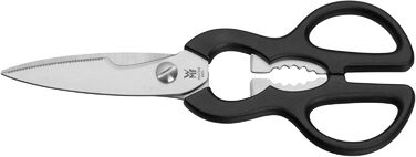 Набір ножів WMF Spitzenklasse Plus з підставкою, 5 предметів, Made in Germany, з бамбуковою підставкою та кухонними ножицями