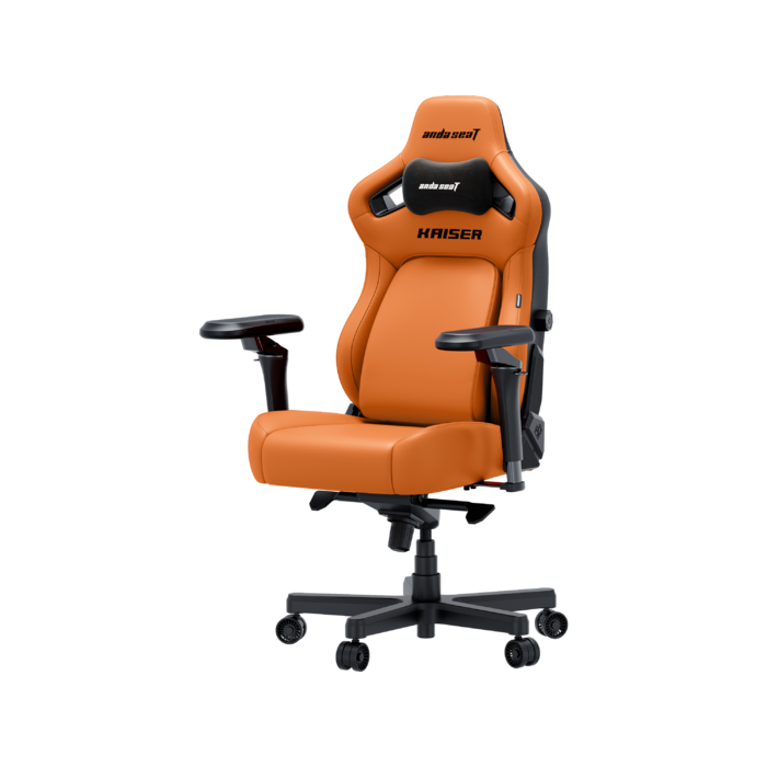 Крісло геймерське ігрове Anda Seat Kaiser 4 V2 Size XL Orange PVC