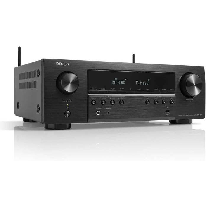 Голосове керування Denon AVC-S660H 5.2ch 8K 135 Вт Dolby TrueHD Surround DTS-HD Master Audio