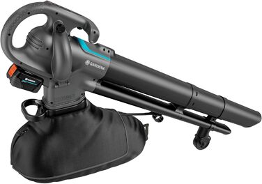 Пилосос-подрібнювач листя Gardena PowerJetCollect з потужним всмоктуванням та металевим ротором