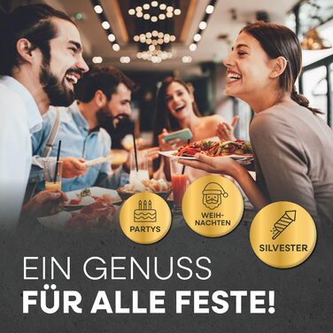 GOURMETmaxx Ракуетка 2-в-1 з Фондю | Набір ракуетки на 8 осіб – ідеальний гриль для вечірок | Ракуетка-фондю комбінація з 8 сковородами, лопатками та виделкою для фондю | Набір ракуетки з фондю на 8 осіб (Ракуетка & Фондю комбі XXL на 12 осіб)