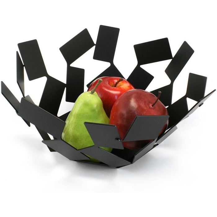 Електричний чайник Alessi Plissé MDL06 B, 1.7л, термопластик, чорний, 2400W, з європейським штекером