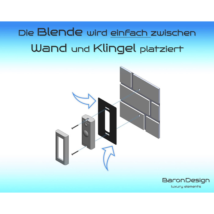 Накладки для Ring Video Doorbell Pro: нержавіюча сталь, аксесуари, кріплення, щиток, панель для кріплення на стіну, полірована сталь