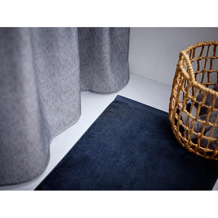 Килимок для ванної Sdahl Comfort Organic з махрової тканини 100 органічної бавовни, 50x80 см, світло-сірий