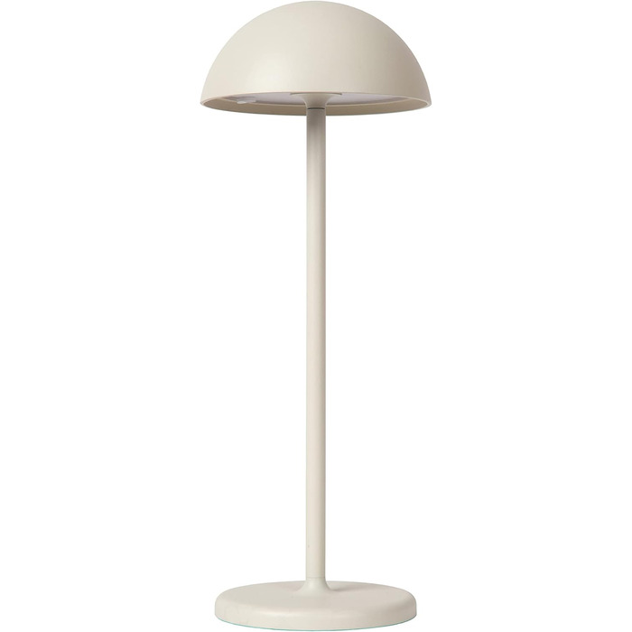 LED-лампа LUCIDE JOY - перезарядна настільна лампа для дому та вулиці, IP54, 1.5W, 3000K, біла