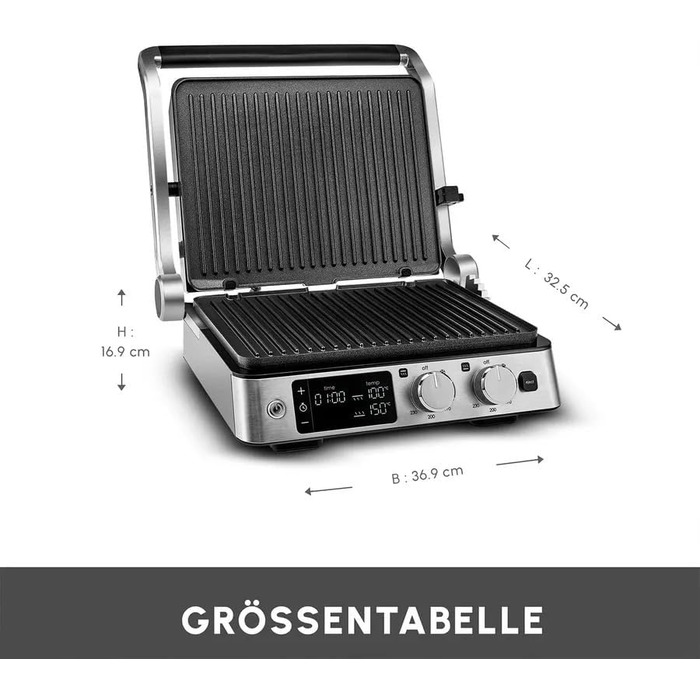 Тостер-контактний гриль Karaca Toastmaster 3 в 1, чорний, для 4-х тостів, з антипригарним покриттям