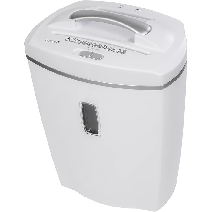 Шредер Genie 580XCD Plus: знищення документів, CD/DVD, кредитних карт, рівень P-4, 21 л