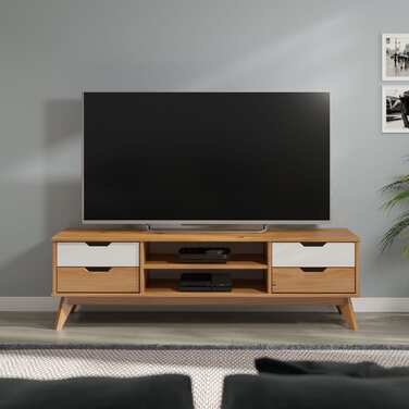 Лоуборд Борнео Натуральна сосна 140x42x40см сертифікований FSC®