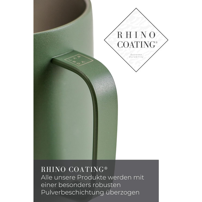 Ручна кавомолка Lambda Coffee з нержавіючої сталі та керамічним жорном | Для еспресо та інших сортів кави