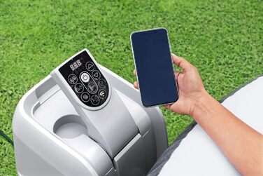 Надувний гідромасажний басейн-джакузі Bestway Lay-Z-Spa Miami AirJet Whirlpool для 2-4 осіб, 180 x 66 см