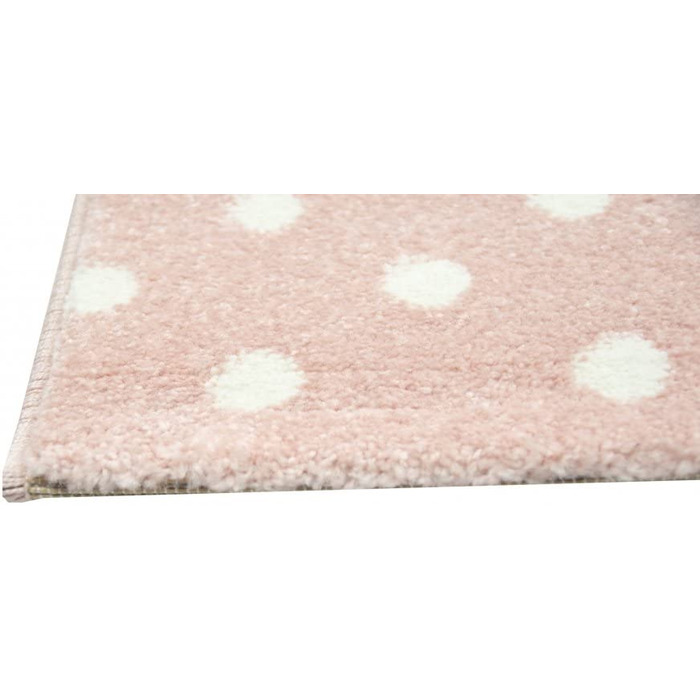 Дитячий килим Traum 160x230 см кролик рожево-білий