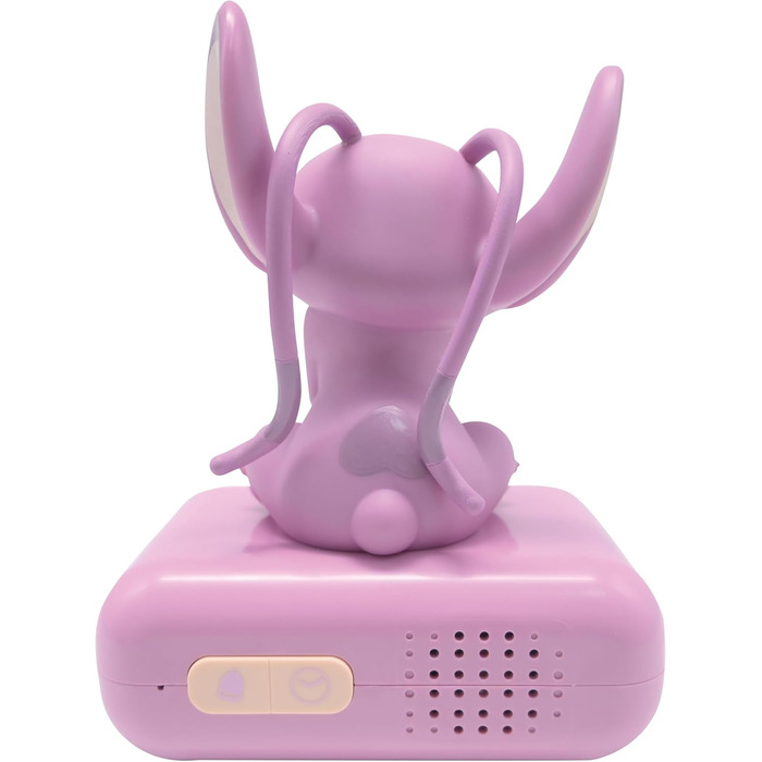 Дитячий ліхтарик-годинник Disney Stitch Angel RL800D1, рожевий - будильник з мелодіями та підсвічуванням LCD