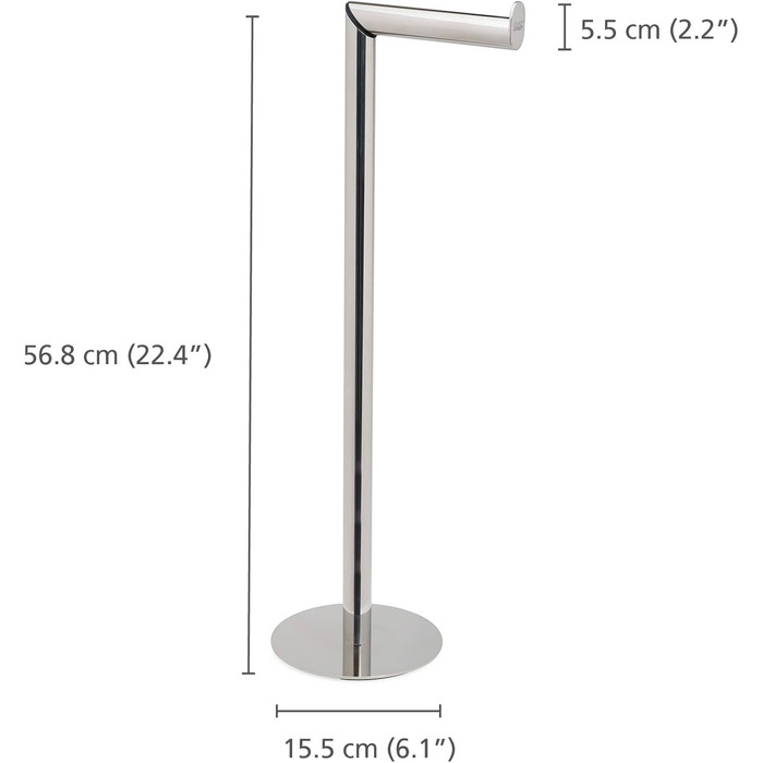 Тримач для туалетного паперу Joseph Joseph EasyStore Luxe з кришкою, нержавіюча сталь, на 3 рулони