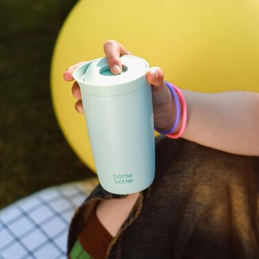 Термокружка BOTTLE Thermobecher 350 мл, для кави та чаю, витікання, Quick-Press, Isolierbecher Travel Mug Classic Grande (Зелена)