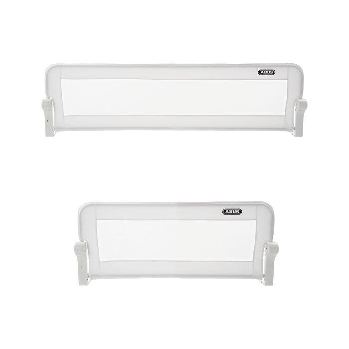 Бортик для ліжка ABUS Eric для немовлят та дітей, 150 см - захист від випадання, складаний для подорожей, білий (комплект 100 см + 150 см)