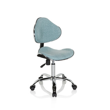 Дитячий письмовий стілець / дитяче крісло KIDDY GTI-3 тканина м'ята hjh OFFICE