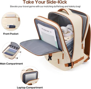 Набір валіз Gepäck: Рюкзак, ручна валіза з полікарбонату, набір з 3 шт. (20 дюймів), з спін-колесами та TSA-замком