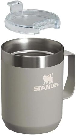 Термокружка Stanley Classic Legendary Camp Mug - 0.23L, сірий - нержавіюча сталь, для кемпінгу