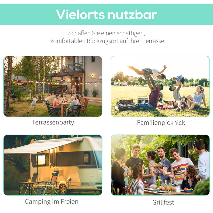 Павільйон з розкладним дахом, стійкий до погодних умов, 3 x 2,5 м, темно-сірий