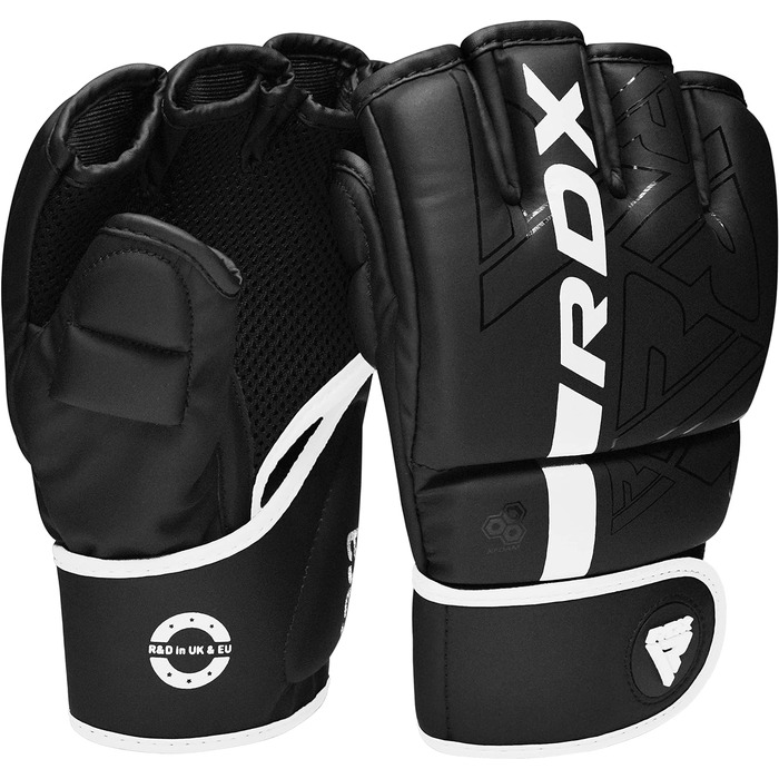 Професійні рукавички для ММА, Кара-Майя хід, спаринг-грейпінг, кікбоксинг, муай-тай, боксерські рукавички (білі, XL)