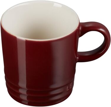 Кружка LE CREUSET з кераміки, 0.35 л, вишнево-червоний колір, 70302350600002 (Chambray, 100 мл)