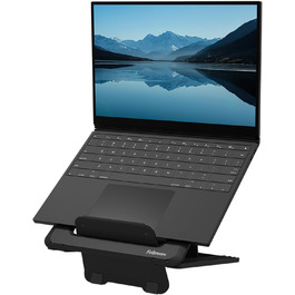 Підставка для ноутбука Fellowes Breyta™ 2-в-1 з сумкою - регулювання висоти, екологічна, перероблена, для гібридної роботи