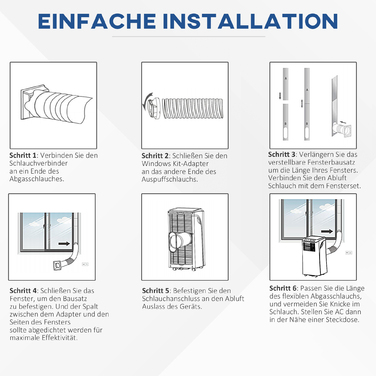 Мобільний кондиціонер 3-в-1 з пультом дистанційного керування, 9K BTU, таймером на 24 години, ABS-пластиком, білий
